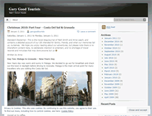 Tablet Screenshot of garygoodtourists.wordpress.com