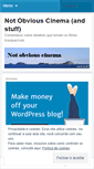 Mobile Screenshot of notobviouscinema.wordpress.com