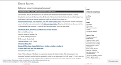 Desktop Screenshot of dutchpatriot.wordpress.com