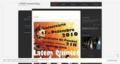 Desktop Screenshot of latemquintet.wordpress.com