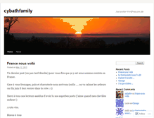 Tablet Screenshot of cybathfamily.wordpress.com