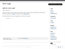Tablet Screenshot of kortsagtorg.wordpress.com