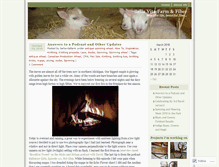 Tablet Screenshot of bellavitafarm.wordpress.com