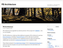 Tablet Screenshot of pdarchitecture.wordpress.com