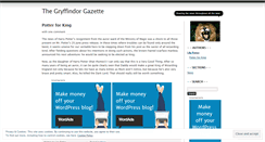Desktop Screenshot of gryffgazette.wordpress.com