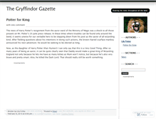 Tablet Screenshot of gryffgazette.wordpress.com