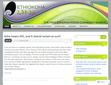 Tablet Screenshot of ethiokoha.wordpress.com