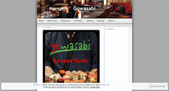 Desktop Screenshot of gowasabi.wordpress.com
