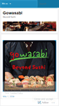 Mobile Screenshot of gowasabi.wordpress.com