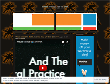 Tablet Screenshot of mayesmedicalspaonpark.wordpress.com