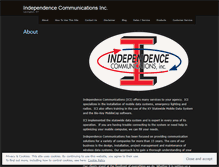 Tablet Screenshot of independencecomm.wordpress.com