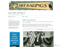 Tablet Screenshot of bikebarings.wordpress.com