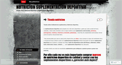 Desktop Screenshot of goldnutricion.wordpress.com