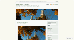 Desktop Screenshot of convictedcivility.wordpress.com