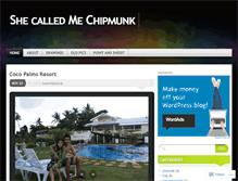 Tablet Screenshot of bosschipmunk.wordpress.com