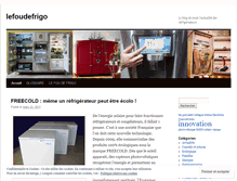 Tablet Screenshot of lefoudefrigo.wordpress.com