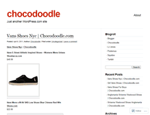 Tablet Screenshot of chocodoodle.wordpress.com