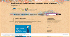 Desktop Screenshot of mediavaikuttaminen.wordpress.com