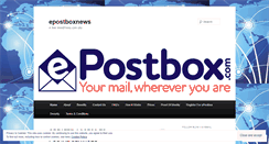 Desktop Screenshot of epostboxnews.wordpress.com