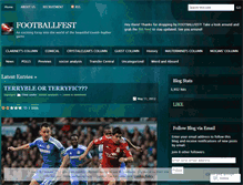 Tablet Screenshot of footballfest.wordpress.com