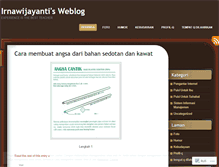 Tablet Screenshot of irnawijayanti.wordpress.com