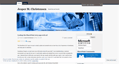 Desktop Screenshot of jespermchristensen.wordpress.com