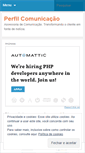 Mobile Screenshot of perfilcomunicacao.wordpress.com