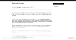 Desktop Screenshot of laptopkeyboard.wordpress.com