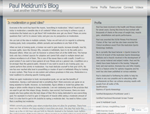 Tablet Screenshot of paulmeldrumcoaching.wordpress.com