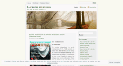 Desktop Screenshot of laeternidad.wordpress.com