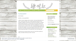 Desktop Screenshot of livingthelifeofliz.wordpress.com