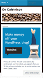 Mobile Screenshot of oscafeinicos.wordpress.com