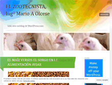 Tablet Screenshot of elzootecnista.wordpress.com