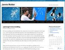 Tablet Screenshot of janniemulder.wordpress.com