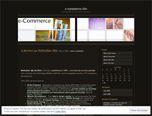 Tablet Screenshot of ecommercesite.wordpress.com