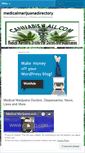 Mobile Screenshot of medicalmarijuanadirectory.wordpress.com