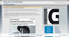 Desktop Screenshot of ig4ententeich.wordpress.com