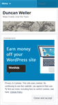 Mobile Screenshot of duncanweller.wordpress.com