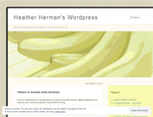 Tablet Screenshot of heatherherman.wordpress.com