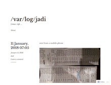 Tablet Screenshot of jadi.wordpress.com