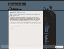 Tablet Screenshot of lithuaniagallery.wordpress.com