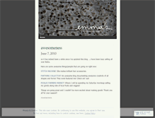 Tablet Screenshot of emmacwallace.wordpress.com