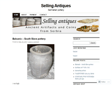 Tablet Screenshot of antiquesforsale.wordpress.com