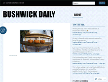 Tablet Screenshot of bushwickdaily.wordpress.com