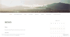 Desktop Screenshot of historyoldboys.wordpress.com