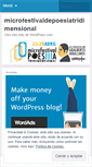Mobile Screenshot of microfestivaldepoesiatridimensional.wordpress.com