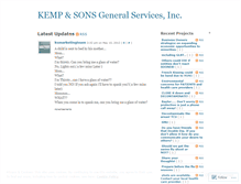 Tablet Screenshot of kempandsonsgeneralservices.wordpress.com