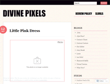 Tablet Screenshot of divinepixels.wordpress.com