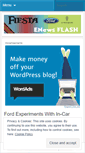 Mobile Screenshot of fiestaford.wordpress.com