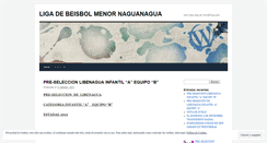 Desktop Screenshot of libenagua2008.wordpress.com